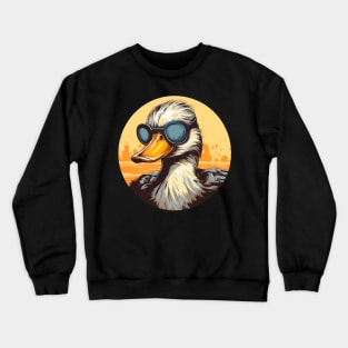 Duck with Sunglasses Crewneck Sweatshirt